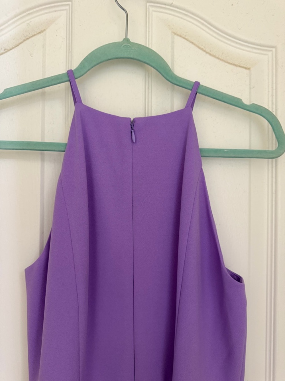 Lavender Halter Ruffle Midi Dress - Picture 6 of 11